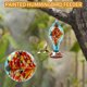 thumbnail image 1 of Alimentador de agua de colibrí Alimentador de pájaros de flores Alimentador de colibrí de vidrio pintado Wmkox8yii  HFSH6895, 1 of 1
