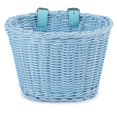 thumbnail image 1 of Rattan Bicycle Front Basket Handwoven Kid Adult Bike Handlebar Carrier Bag, 1 of 6