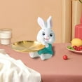 thumbnail image 6 of TERGAYEE Rabbit Ornament,Ceramic Craft Easter Rabbit Figurines Statue Home Layout Decor Desktop Decor Easter Bunny Decorations, 6 of 6