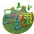 thumbnail image 6 of QccHieUs Agility Hurdle Adjustable Obstacles Jumping Bar Set Speed Training Equipment Set green, 6 of 9
