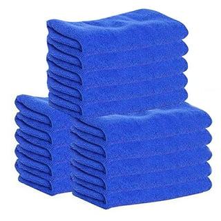 S&T INC. Mesh Dish Scrubber, Kitchen Dish Cloths for Washing Dishes, Blue,  11.5 Inches x 11.5 Inches, 3 Pack