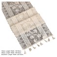 thumbnail image 3 of CSChome Chemin de Table en Dentelle Florale - Nappe Rectangulaire Résistante à l'Usure Brodée pour Décoration de Mariage, 3 of 7
