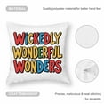 Halloween Wickedly Wonderful Wonders Scary Ghost pillows case 18x18