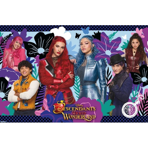 Disney Descendants: Wicked Wonderland (2026) - Cast Wall Poster, 22.375" x 34"