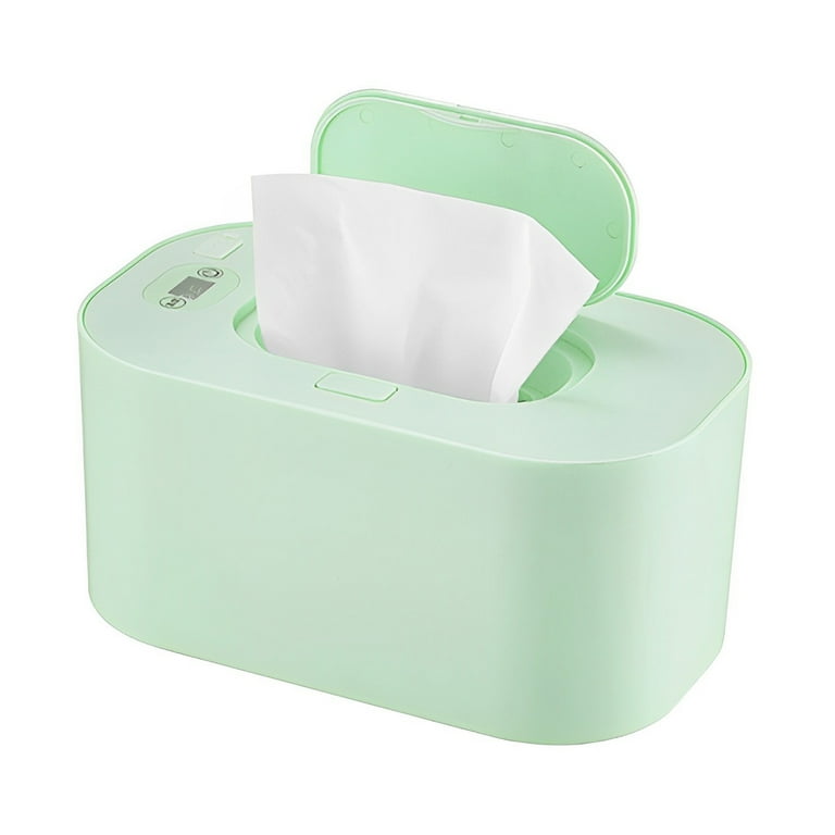 Nyidpsz Baby Wipe Warmer Baby Wipe Heater Large Capacity Smart Wet Wipes Warmer Adjustable Temperature Green