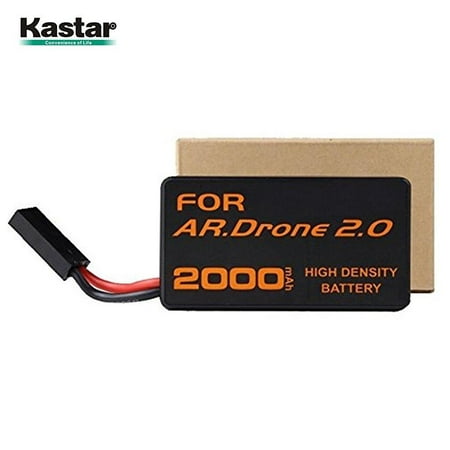 kastar 20c 11.1v 2.0 2000mah upgrade battery for parrot ar.drone 2.0 power edition