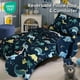 thumbnail image 5 of Juego de ropa de cama PHF para niños pequeños, edredón de 4 piezas con forma de dinosaurio, 5 of 7