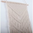 thumbnail image 4 of Coolmade Large Macrame Wall Hanging Wide Boho Macrame Wall Decor Art, 43"x32" White, 4 of 7