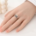 thumbnail image 3 of MULA Original Luminous Firefly 925 Sterling Silver Finger Ring AAA CZ For Women Birthday Gift Jewelry, 3 of 10