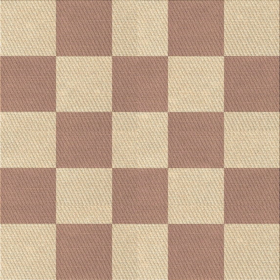 Ahgly Company Indoor Square Patterned Copper Red Pink Area Rugs, 8' Square