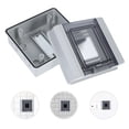 thumbnail image 1 of BESTYASH 1 Set Waterproof Distribution Protection Box For Outdoor Use In Hotels With Light Grey Abs Plastic, 1 of 8