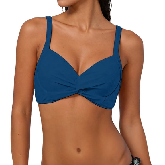 Vividxx Bikini Tops For Women Underwire Bikini Top Push Up Bathing Suit Top Padded Bra Swimsuit Top Summer Comfortable Vacation Beachwear
