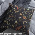thumbnail image 2 of Homewish Retro Bird Fabric by the Yard 1 Yard,Autumn Fall Leaves Home Decor Fabric by the Yard,Beige Brown Green Sewing Fabric For Men Women,Luxury Bedroom Decor, 2 of 6