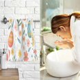 thumbnail image 7 of Yayeee 100% Cotton Hand Towels for Bathroom 16" x 28" Soft Absorbent Kitchen Towel, Floral Easter Eggs, 7 of 7