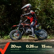 FRP FX40 40cc 4-Stroke Gas Powered Dirt Bike with Safety Kill Switch for young rides, Front & Rear Disc Brakes, EPA Certified, FX40-Ogemaw, Red, Max Model