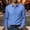 Blue, variant on Faux Cotton Linen Polo Shirt for Men with Pocket Long Sleeve Blue Shirts Collared Pullover Classic Fit Casual Men Shirts