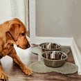 thumbnail image 4 of 2 Pac Pets Stainless Steel Cat Bowl, 64 OZ Food and Water Dish,  Non Slip Pet Feeder Dishes with Rubber Bottom, Pet Bowls for Medium and Large Dogs, 4 of 4