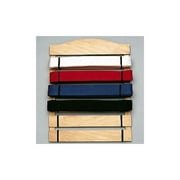 Karate Belt Display Wood Rack - 6 Belts