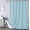 Blue, variant on Green Scalloped Shower Curtain Small Stall 36 W x 72 H Inch, Cute Sage Green Shower Curtains Aesthetic Preppy Boho Waterproof Fabric Bath Bathroom Decor with Metal Hook