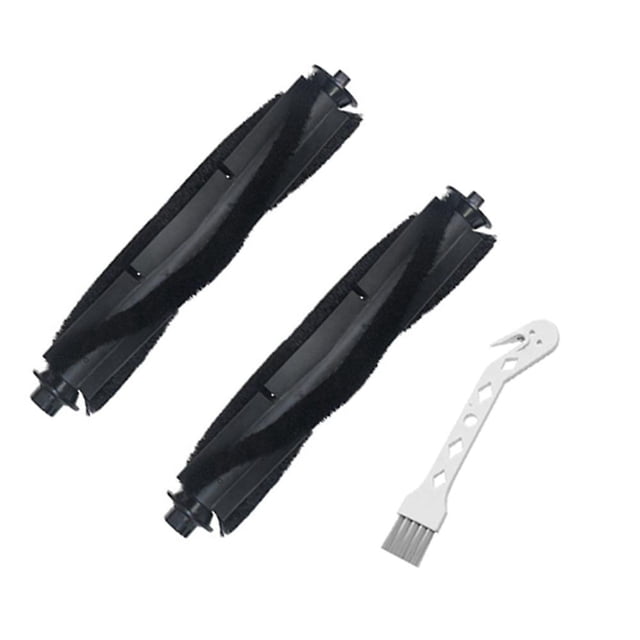 Juego de 2 accesorios Para aspiradora Yashi Cepillo principal y Cepillo giratorio Para robot R1 color negro