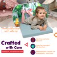 thumbnail image 5 of Delsit Kids Couch for Toddlers - 2 in 1 Convertible Foam Sofa to Lounger, Comfy Fold Out Lounge Chair for Children, Made in Europe (Adorable Elephant), 5 of 7