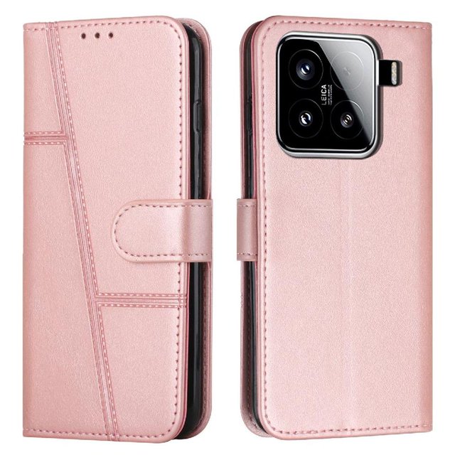 Funda Flip para FOXDOCK Xiaomi 15 – Carcasa delgada y resistente a impactos con soporte para uso diario y profesional