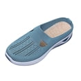 thumbnail image 3 of Breathable Slip On Backless Sneakers for Elderly Women, Summer Mesh Mules Women Closed Toe Clogs Comfortable Non-Slip Orthopedic Walking Flats, Lightweight Open Back Tennis Shoes, 3 of 8