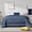 Flint Blue, variant on Sleep Zone Twin/Twin-XL Comforter Duvet Insert, Down Alternative Reversible Comforter, Lightweight, Soft and Breathable Bedding All Season, Dark Grey