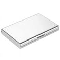 thumbnail image 1 of Cartera de Metal para Tarjetero, Ultradelgada Acero Inoxidable con Bloqueo RFID Tarjeta CréDito, Color, 1 of 5