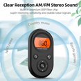 thumbnail image 3 of Personal Pocket Radio - Mini Portable Radio - FM/AM Dualband Stereo Radio - Battery Radio - Pocket Radio - Small Radio - Portable Emergency Radio - Radio Suitable for Disasters - Compact Portable, 3 of 5