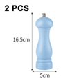 thumbnail image 2 of High Quality Oak Wood Salt And Pepper Grinder Adjustable Coarseness And Refillable, 2 of 5