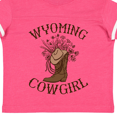 thumbnail image 4 of Inktastic Wyoming Cowgirl Western Rodeo Girls Toddler T-Shirt, 4 of 5