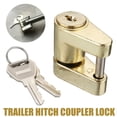 thumbnail image 4 of Trailer Hitch Coupler Lock For Locking Hauling Security Towing Tow +2 Keys, 4 of 6