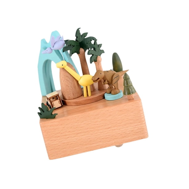 Accesorios de decoración de caja de música, regalo de cumpleaños de dibujos animados, objetos coleccionables, centro de mesa, adorno de mesa para