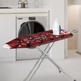 thumbnail image 2 of HELLHERO Red Black Plaid Gnome Ironing Board Cover Washable Replacement Accessories 15x54 Inch for Table Top, Christmas, 2 of 6