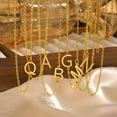 thumbnail image 3 of DESIGNICE Necklace with Initials,Niche and Unique Initial Necklaces,Eye-Catching with A Fashionable and Personalized Look Dainty Gold Necklace,Gold,StyleP, 3 of 6