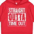 thumbnail image 3 of Inktastic Straight Outta Time out Toddler Hoodie, 3 of 4