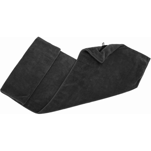 Gym Microfiber Towel with Zippered Pocket, Sports Towel Quick Dry Absorbent Sweat Wiping Cloth Lightweight for Yoga Tennis Workout