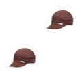 thumbnail image 3 of Qarigey Gorros de boina para mujer, gorros, gorros, gorros cálidos a la moda, clásicos, octogonales, boinas plisadas, ropa de café Café 2piezas Qarigey CBP287996, 3 of 6