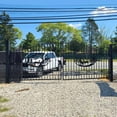 thumbnail image 3 of Chery Industrial 20x8 ft Dual Swing Driveway Steel Gate with Tree Design, 3 of 10