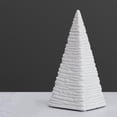 thumbnail image 3 of Estatua Geométrica , Escultura de Cerámica, tesanía, Decoración, 3D, Nórdico de Est, Escritorio, Boda, Baoblaze Estatua geométrica abstracta, 3 of 8