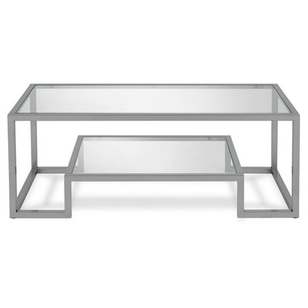 Camden&Wells - Athena 45" Coffee Table - Satin Nickel