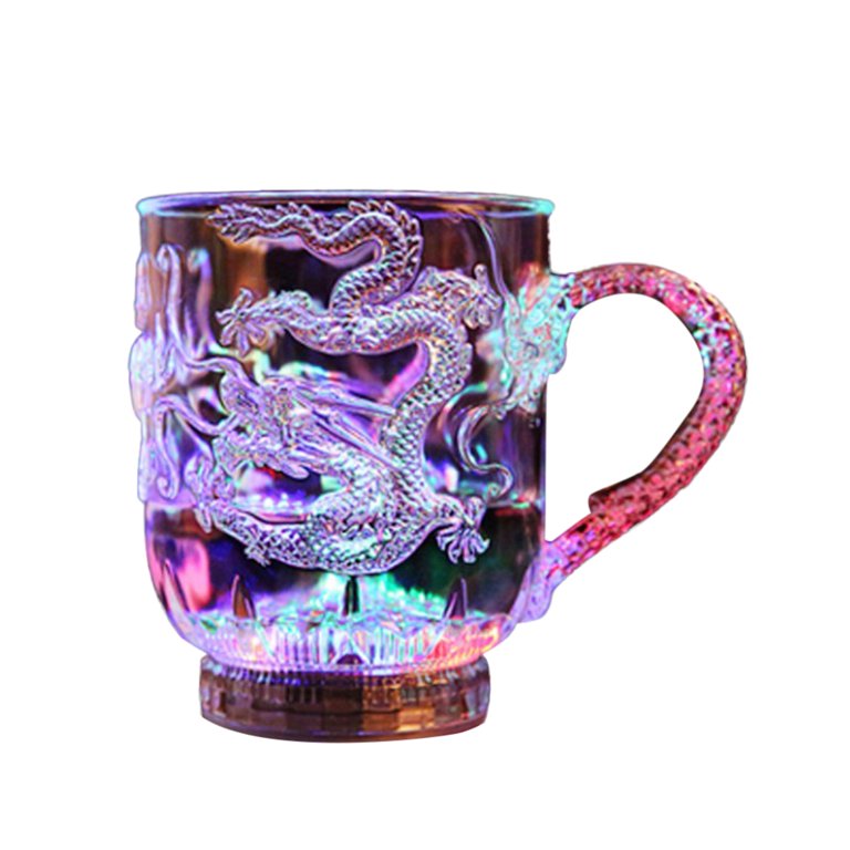 OUNONA Mugs Flashing Mug Cups Color Changing Coffee Glowing Light