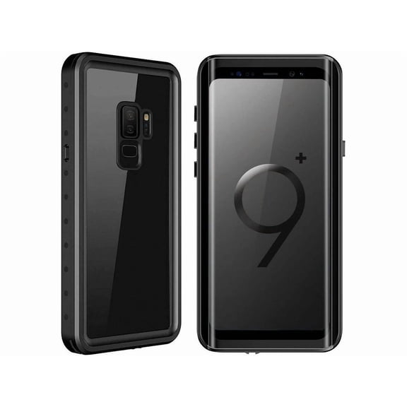 Samsung Galaxy S9 Plus Waterproof Case, IP68 Underwater Shockproof Full-Body Protective Cover with Built-in Screen Protector for Galaxy S9 Plus 6.2 inches