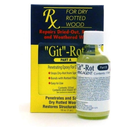 Boat Life Git-Rot Penetrating Epoxy Kit, 4-Ounce 16 oz clear