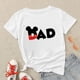 thumbnail image 1 of Mother Kids Family Matching Outfits Mickey Mouse Disney T Shirt Dad Mom Son Daughter Clothes Fashion Bro Sis Summer T-shirts SetAldult-XXL(1pc) Gao Jinjia LED, 1 of 2