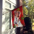 thumbnail image 2 of Carolines Treasures SC9748CHF Flocons de Neige Rouge Drapeau de Vacances Fox Terrier Maison Taille, 2 of 4