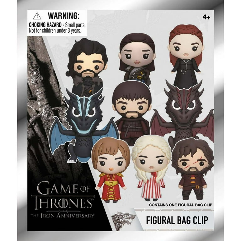 Game of Thrones 3D Foam Bag Clip Random 6-Pack - Walmart.com