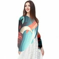 thumbnail image 5 of Yak Breathable Chiffon Yarn Silk Scarf 180*73 - Light Translucent Shawl Wrap 28.7x70.86in, 5 of 6