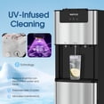thumbnail image 4 of WATICE Self-Cleaning Bottom Loading Water Cooler Dispenser, 3 Temperature Settings - Hot, Cold & Room, Empty Bottle Indicator, Child Safety Lock, Ideal for Office, Home, Living Room, 4 of 7